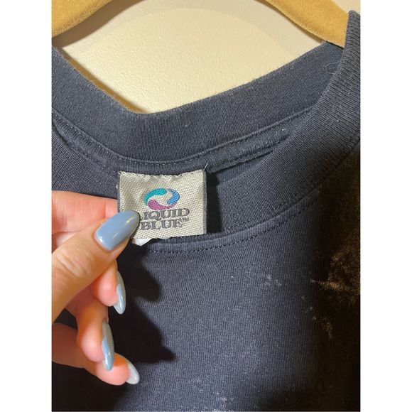 Slash Liquid Blue 2014 Black Sleeveless T-Shirt Men's Size L Great Condition - Picture 3 of 3